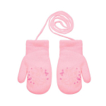 BeSNAZZY Kootud labakindad soojustusega R-124DB-Lpink14/14cm