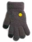 BeSNAZZY Kootud kohevad kindad 16 cm R-197-grey/16 cm