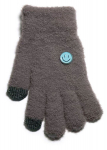 BeSNAZZY Kootud kohevad kindad 16 cm R-197-Lgrey/16 cm