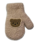 BeSNAZZY Kahekordsed kootud labakindad R-208DB-Beige/12 cm