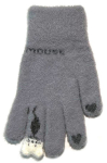 BeSNAZZY Kootud kohevad kindad 18 cm R-210-grey/18 cm