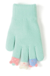 BeSNAZZY Kahekordsed kootud kindad R-236DB-Green/16 cm