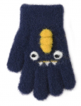 BeSNAZZY Kootud kohevad kindad 15 cm R-237-navy/15 cm