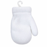 BeSNAZZY Kahekordsed kootud labakindad R-282DB-white/10 cm