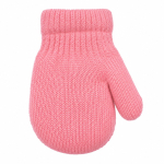 BeSNAZZY Kahekordsed kootud labakindad R-283DB-Pink/13 cm