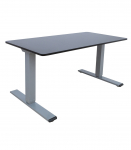 T&ouml;&ouml;laud ERGO OPTIMAL 2-mootoriga 140x80xH62-127cm, must/h&otilde;behall