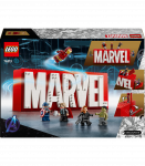 LEGO Super Heroes Marvel logo ja minifiguurid