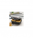 Clatronic ST/WA 3670 sandwich maker 800 W Black, Stainless steel