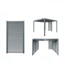 Metal Shutter for Multi Climatic Pergola 85x210 cm (Single Segment)