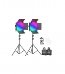 Neewer 660 PRO RGB LED studio set, two 50W 3200-5600K lamps + tripods + gates