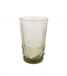 Joogiklaas k&otilde;rge LUNA 350ml, D8xH12cm, roheline