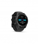 Garmin Fenix E 3.3 cm (1.3") AMOLED 47 mm Digital 416 x 416 pixels Touchscreen Black Wi-Fi GPS (satellite)