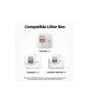 PETKIT PURA MAX 2 Self-Cleaning Cat Litter, Green + Magnetic Cat Litter Remover for Tofu Litter P99022