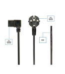 CABLE POWER ANGLED VDE 1.8M/10A PC-186A-VDE GEMBIRD