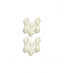 ZOLUX Knotted white bone - chew for dog - 54g