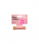 AZANKI Hypoallergenic bone made of deer skin with rabbit and probiotic Puppy - dog treat - 10 cm