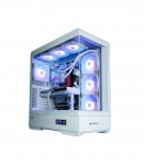 Zalman P50 DS White, ARGB Fan x4