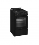 Whirlpool Cooker W5G8LMSWTB Hob type Gas Oven type Electric Black Width 50 cm Depth 60 cm 60 L