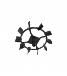 Metallrattad HECHT 000750 mullafreesile HECHT 750