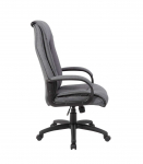 T&ouml;&ouml;tool MASON, 68,5x76,5xH115,5-124,5cm, tumehall, kangas, plastik