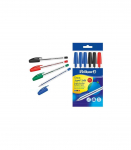 Pelikan pastapliiats, STICK super soft, 6 tk (3 sinist + 2 musta + 1 punane)