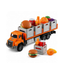 Orange Food Transport Truck 1:55