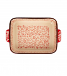 Ahjuvorm STAR BAKE 21x14cm, punane keraamika