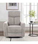 Tugitool GEMMA manuaalne recliner 89x98xH106cm, helehall