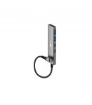 Goobay Slim 4-Port USB Hub, USB-C to USB-C/USB-A, 5 Gbit/s 76563