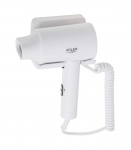Adler Wall-Mount Hair Dryer AD 2285 2000 W Number of temperature settings 3 White