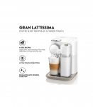 DeLonghi Coffeemachine Nespresso Gran Lattissima EN 640 W DelonghiW Delonghi W white (EN 640.W)