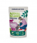 ANIMAL ISLAND Everyday Jelly Veal - wet cat food - 12 x 85g