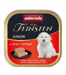 ANIMONDA Vom Feinsten Junior Beef with poultry - wet dog food - 150g