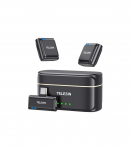 TELESIN wireless tie microphone + powerbank for phones (USB-C)