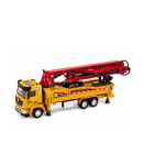 Concrete Pump Truck with Lights, Sounds, Water, Drive 1:40