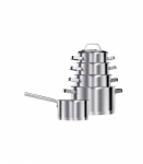 Kvaliteetne 10-osaline pottide komplekt SMILE MGK-11M