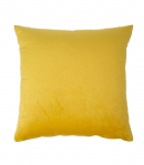 Padi VELVET 2, 45x45cm, kollane, 100% pol&uuml;ester, kangas-828