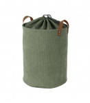 Pesukorv LIDO LEO D38xH48cm, roheline velvet