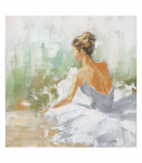 &Otilde;limaal 80x80cm, tantsija valges