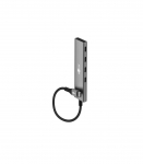 Goobay 76564 Slim 4-Port USB-Hub, USB-C&trade; auf USB-C&trade;, 5 Gbit/s, Grey Goobay