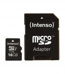 MEMORY MICRO SDHC 16GB C10/W/ADAPTER 3433470 INTENSO