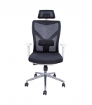 T&ouml;&ouml;tool VENON 58x58xH94-100,5cm, must/valge