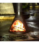 V&auml;likamin-tulease WARM SEEKER D70xH171cm, must, teras