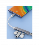 VAKOSS HUB USB-C TC-4125X 1XUSB 3.0 3XUSB 2.0