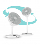 Duux Fan Whisper Flex 2 Stand Fan White Diameter 34 cm Number of speeds 30 Oscillation 2-21.5 W Remote