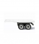 White Mercedes Scania Actros HL358 battery semi-trailer