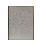 Seinapilt WALLY 60x80cm, abstraktne valge