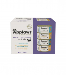 APPLAWS Variety selection multipack in broth - wet cat food - 12x70g