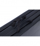 Folding sports mat 122x244cm, black