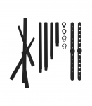 MACLEAN TV FLOOR STAND/MOUNT, 37&ndash;80" MC-182 B